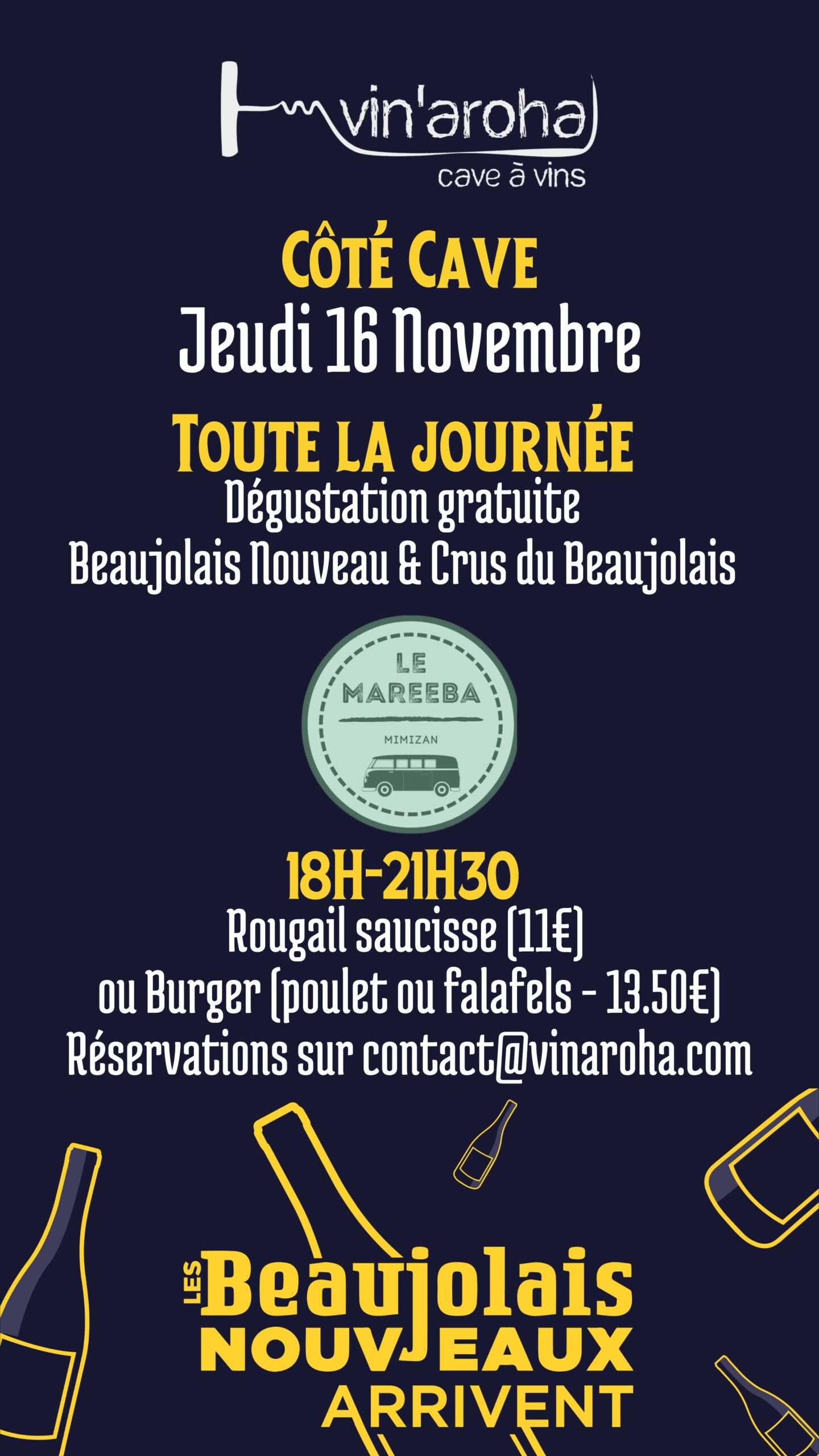 Beaujolais à la plage