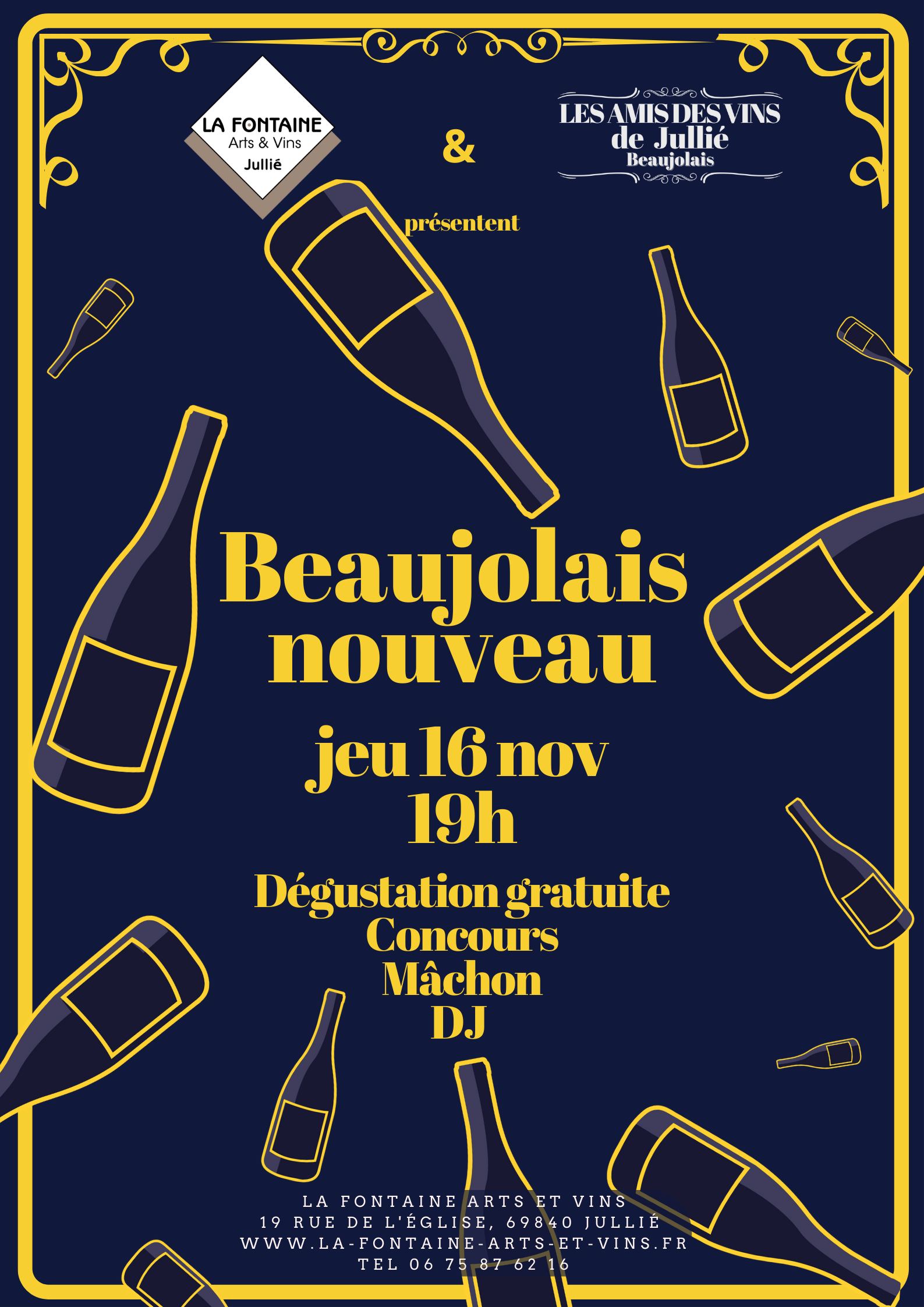 Soirée Beaujolais Nouveau !