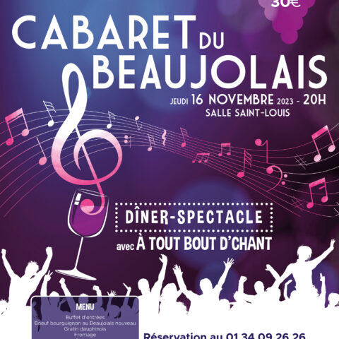 Affiche Cabaret du Beaujolais