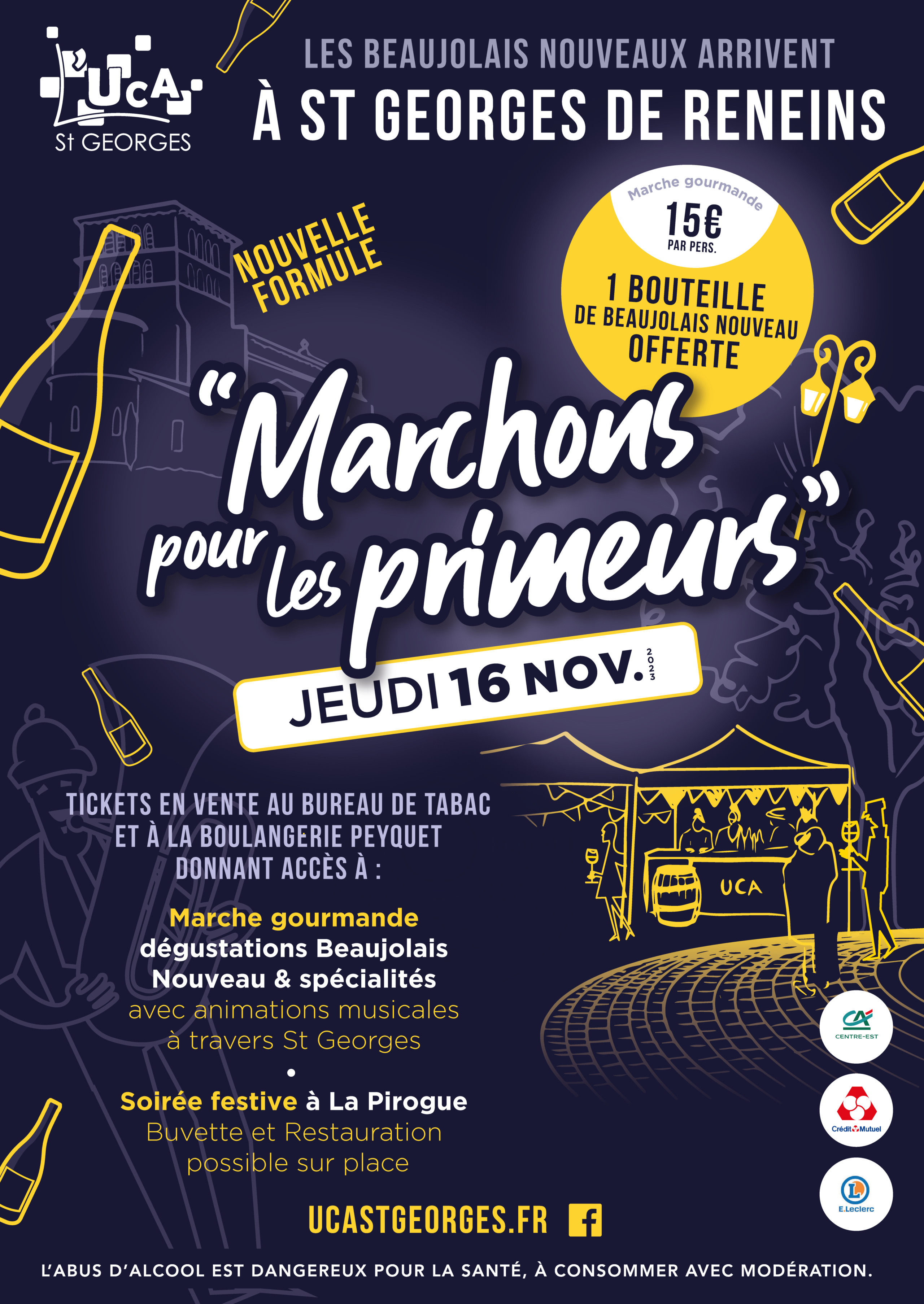 Marche gourmande pour l’arrivée de Beaujolais Nouveaux