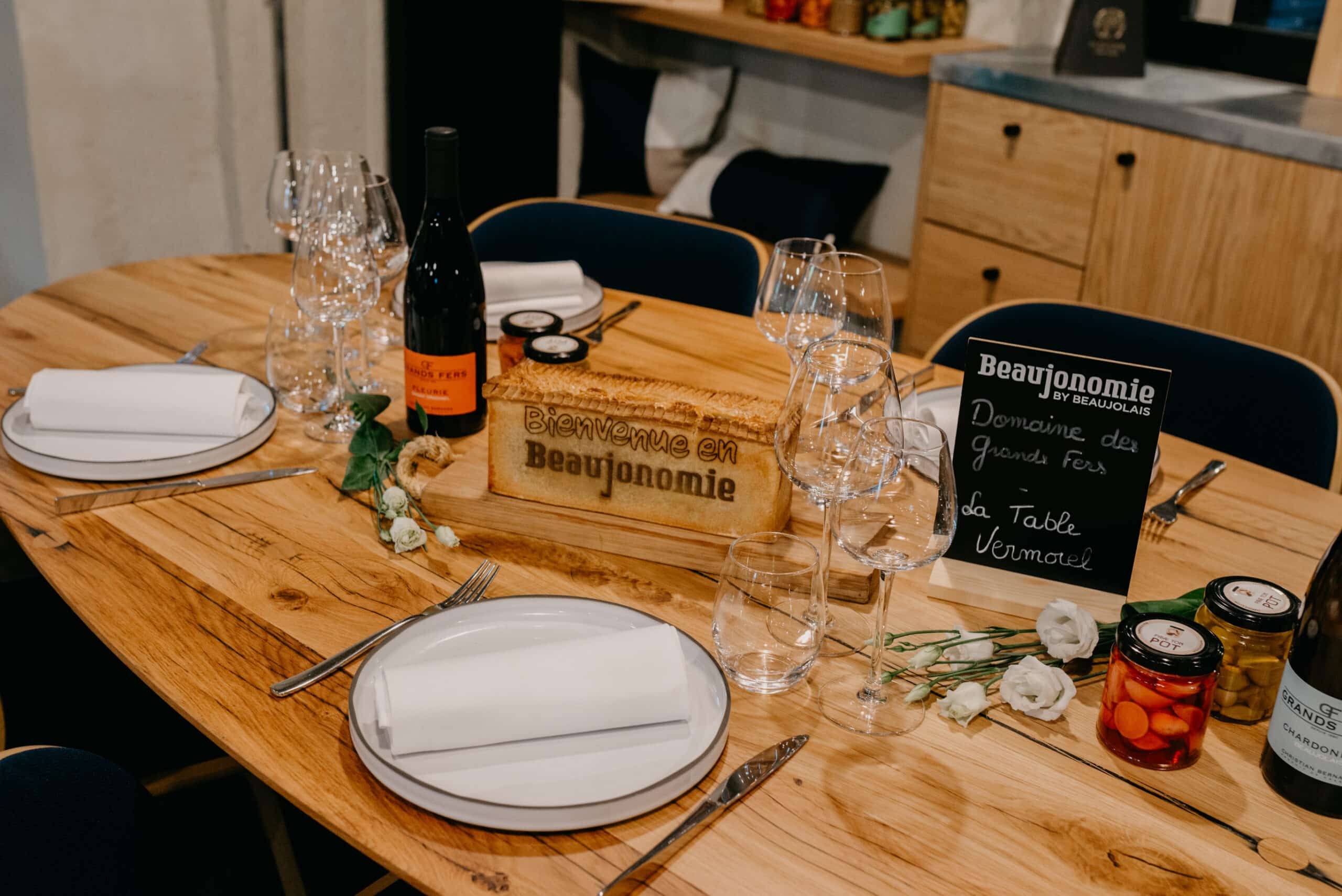 A la table Vermorel – Dîner