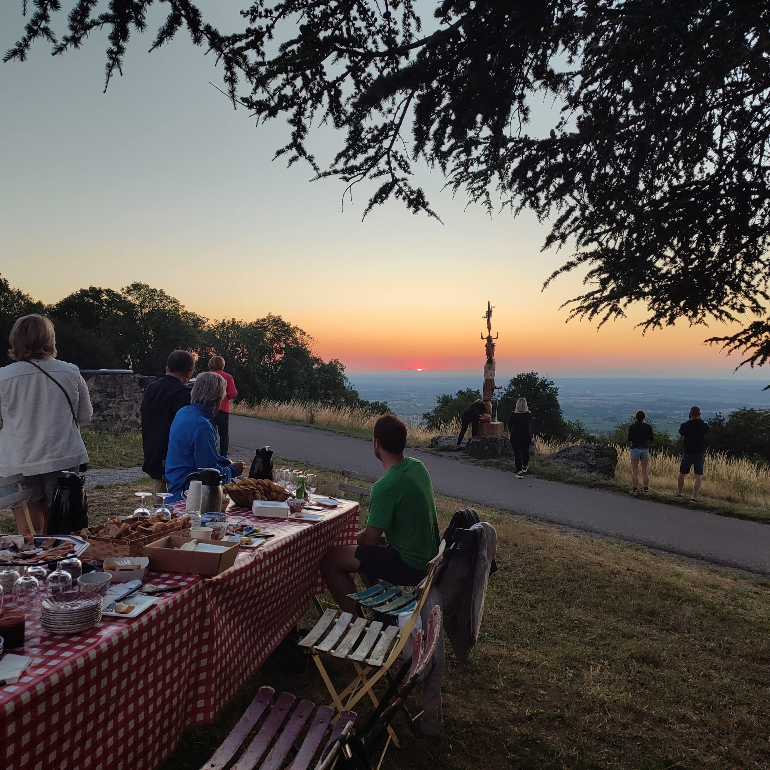 A l’aube du Mont Brouilly