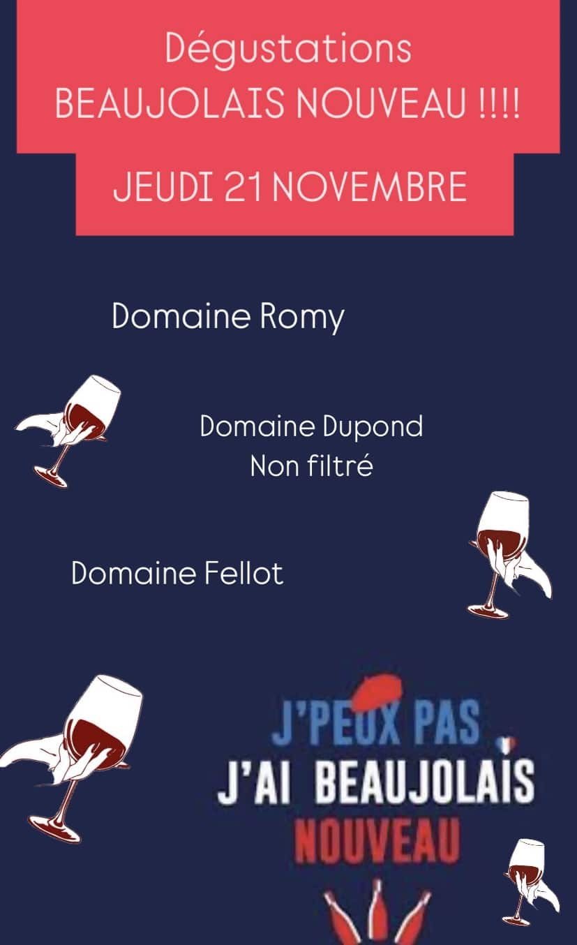 Beaujolais Nouveau chez Cavyvan