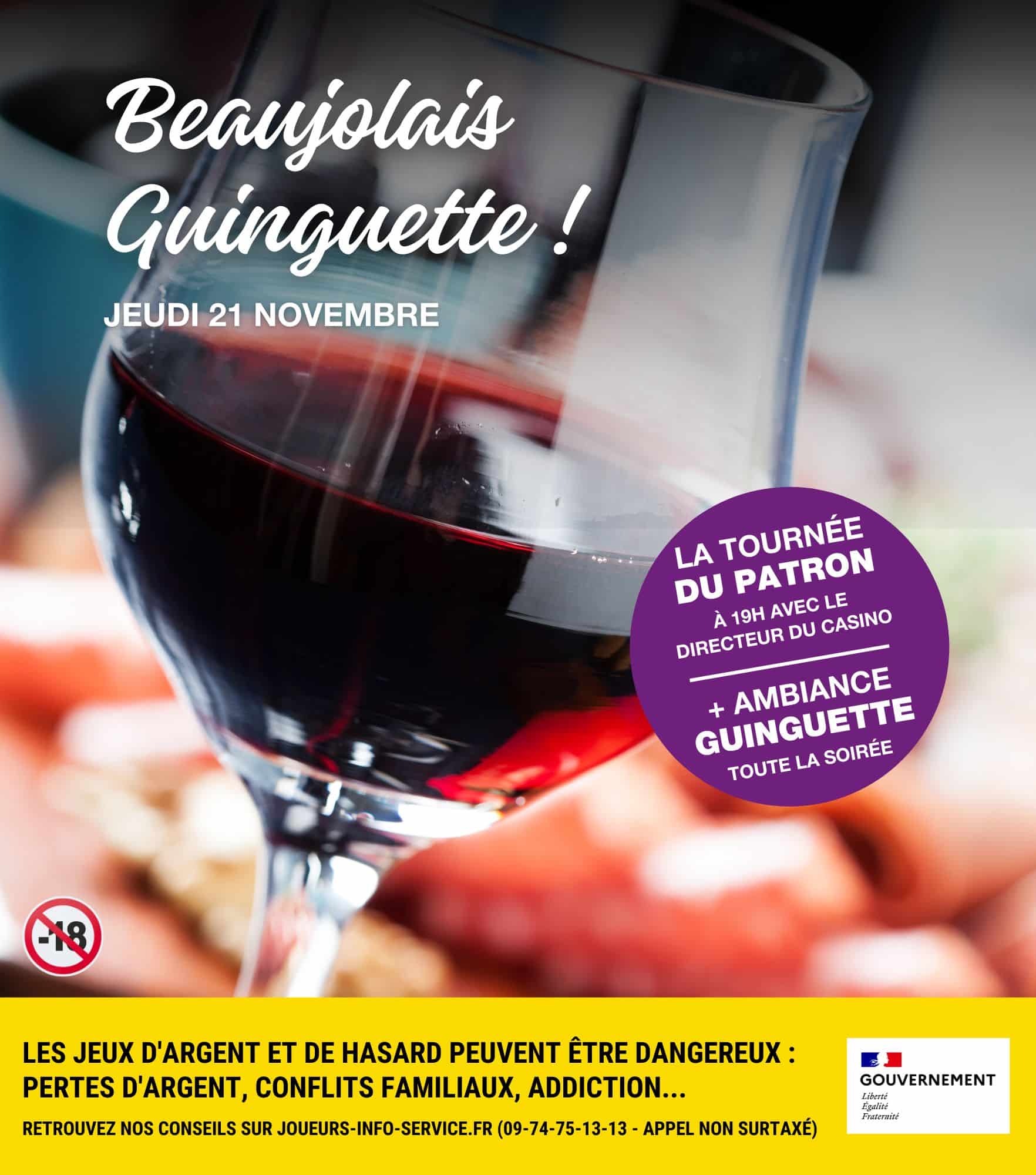 Beaujolais Guinguette à JOA Casino Les Pins