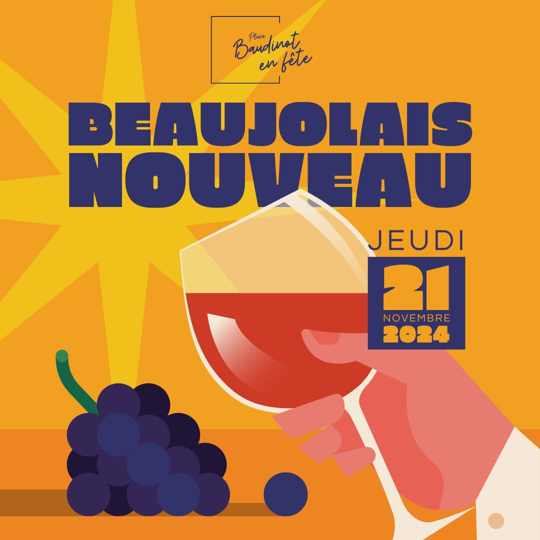 Soirée Beaujolais Nouveau | Concert | Dégustation | Snack | Place Baudinot en fête à Charolles