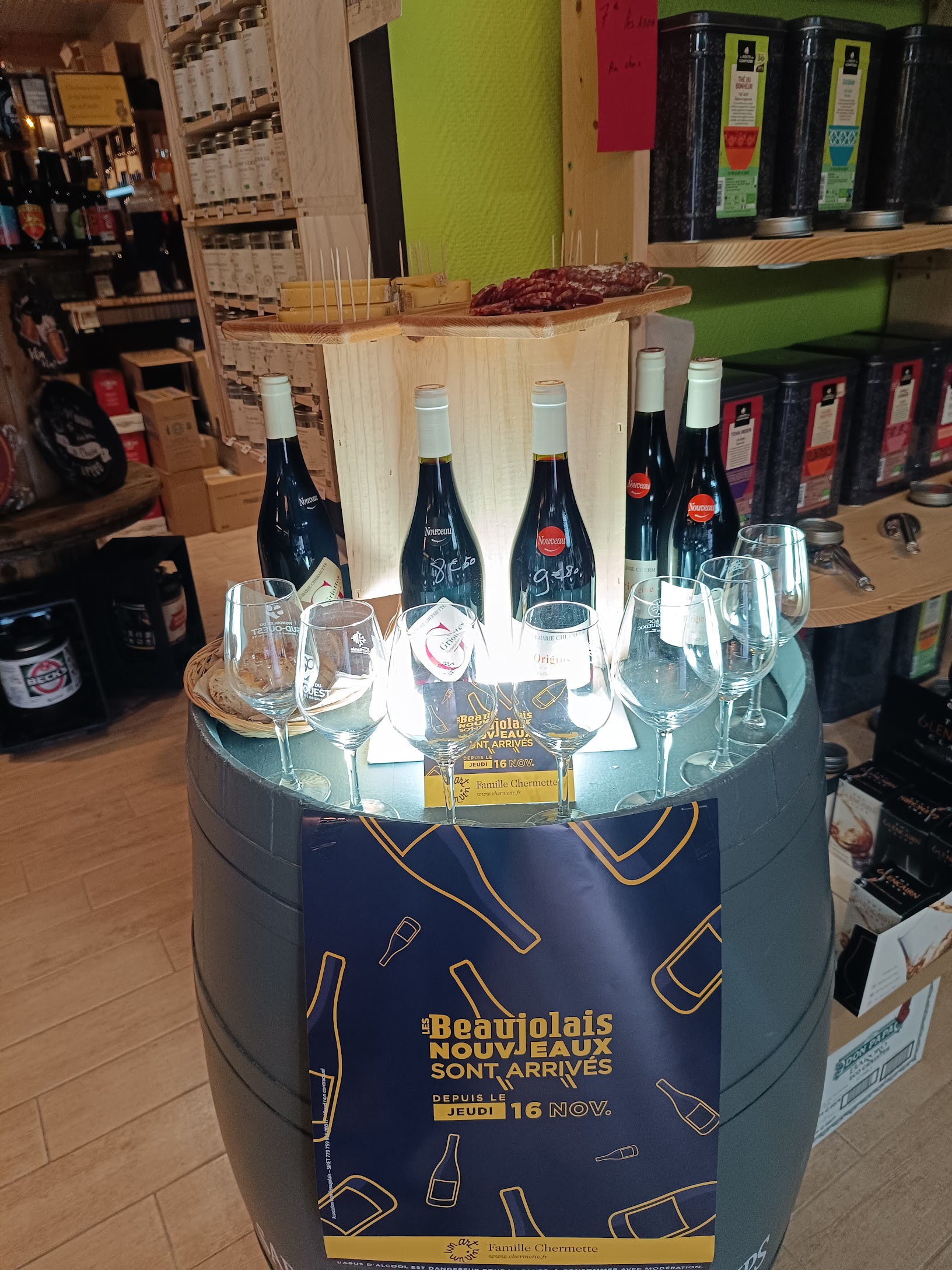 Dégustation et présentation des Beaujolais Nouveaux