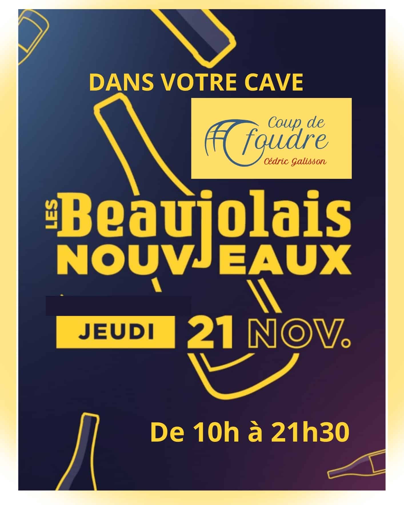 Soirée Beaujolais Nouveau à la Cave Coup de foudre