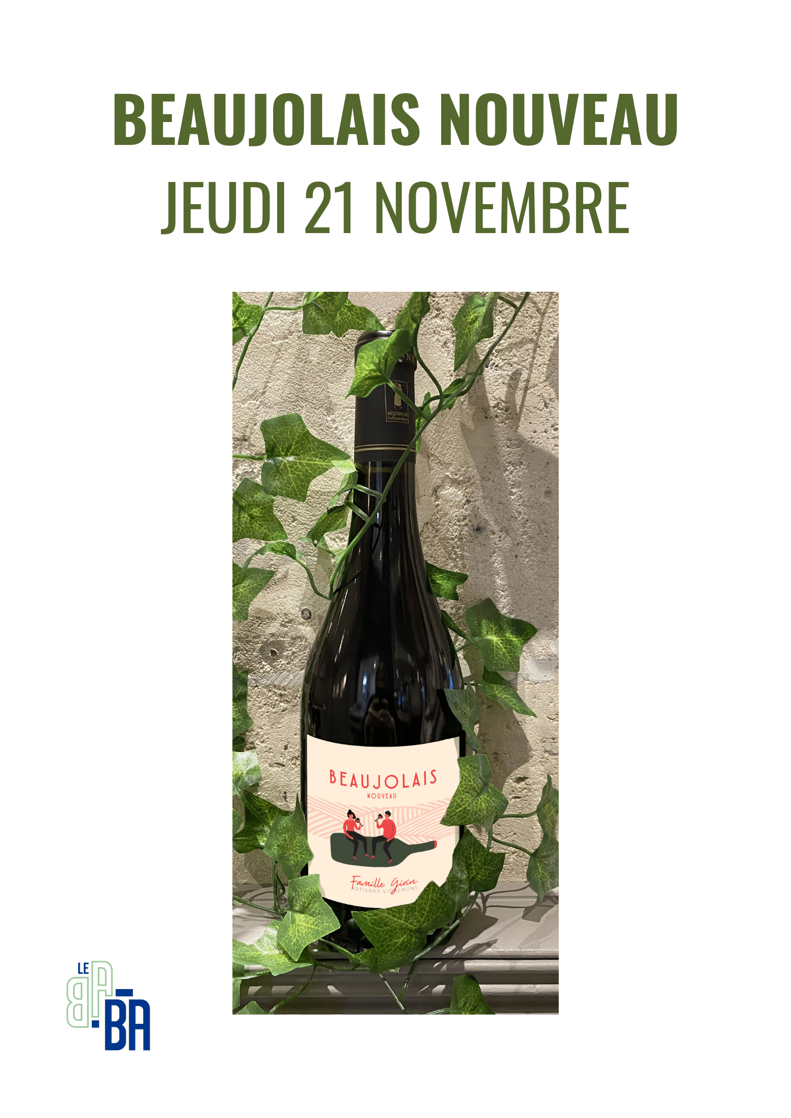 Beaujolais Nouveau au B.A-BA