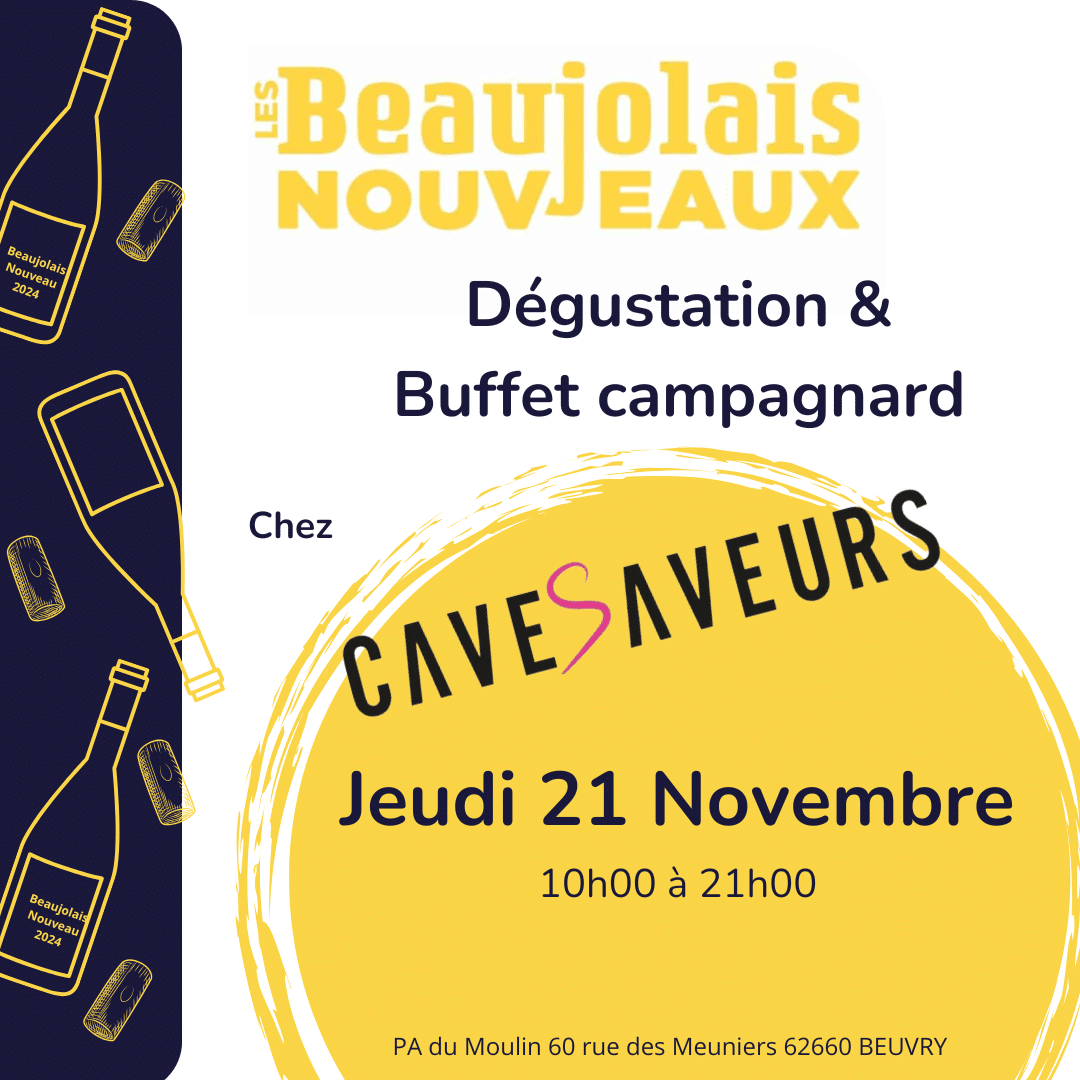Dégustation & Buffet Campagnard à la Cave Saveurs