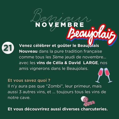 Beaujolais Nouveau chez Burons & Bouchons_Condat