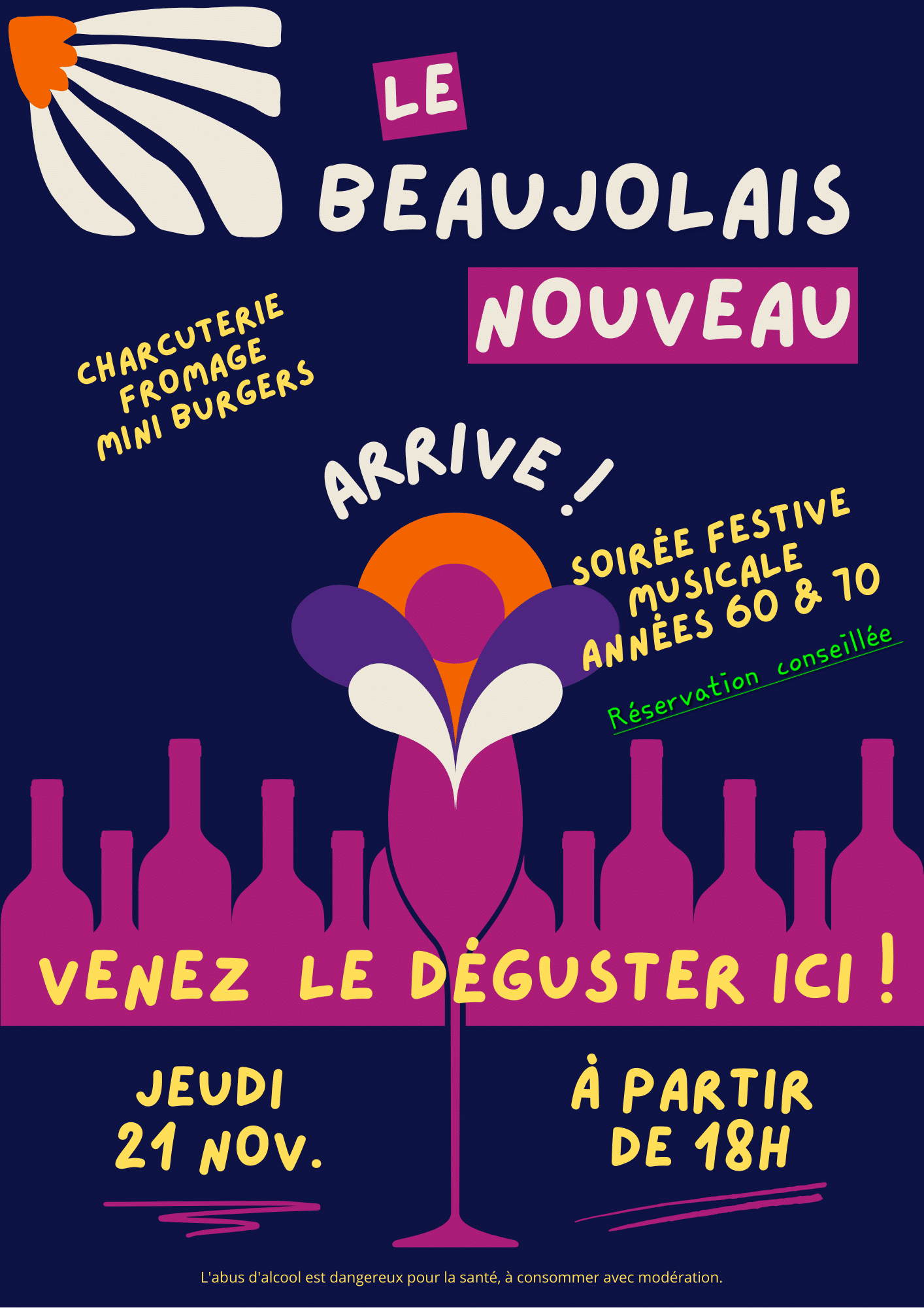 Beaujolais Nouveau à L’annexe By Caramel et Fleur de Sel