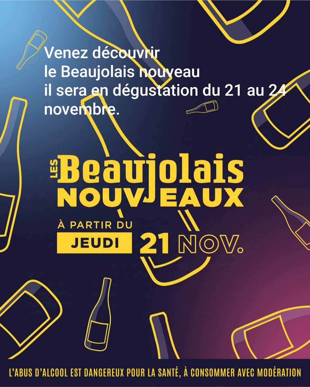 Dégustation Beaujolais Nouveaux – La Cave d’Olivier