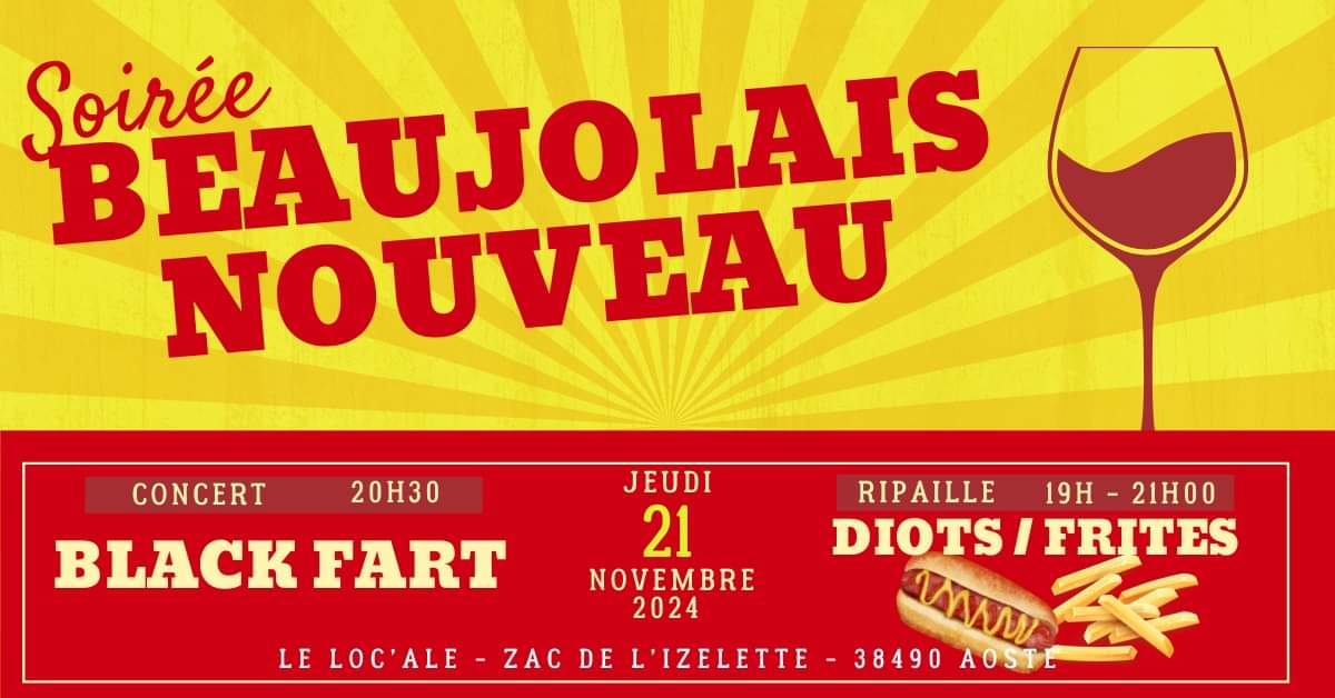 Soirée Beaujolais Nouveau à Loc’Ale Taverne