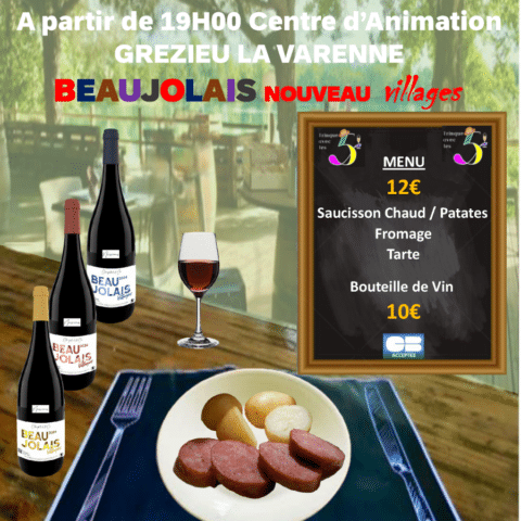 Soirée Beaujolais Nouveau