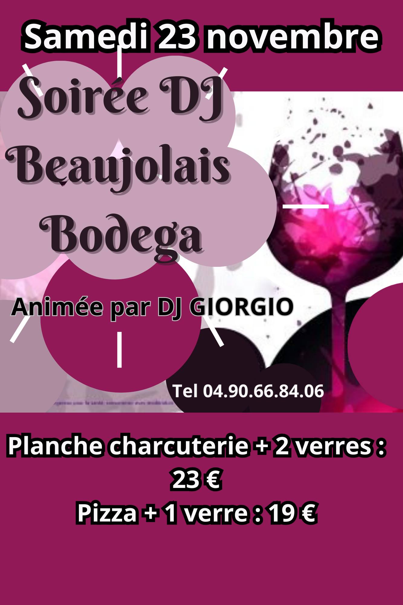 Soirée Dj Beaujolais Nouveau au Portofino