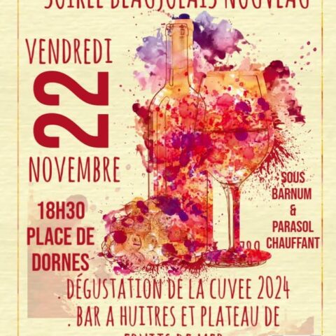 Soirée Beaujolais Nouveau_Dornes