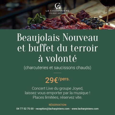 Soirée beaujolais nouveau à la Charpinière_Saint-Galmier