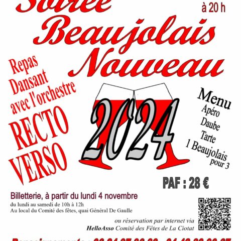 Soirée Beaujolais Nouveau_La Ciotat