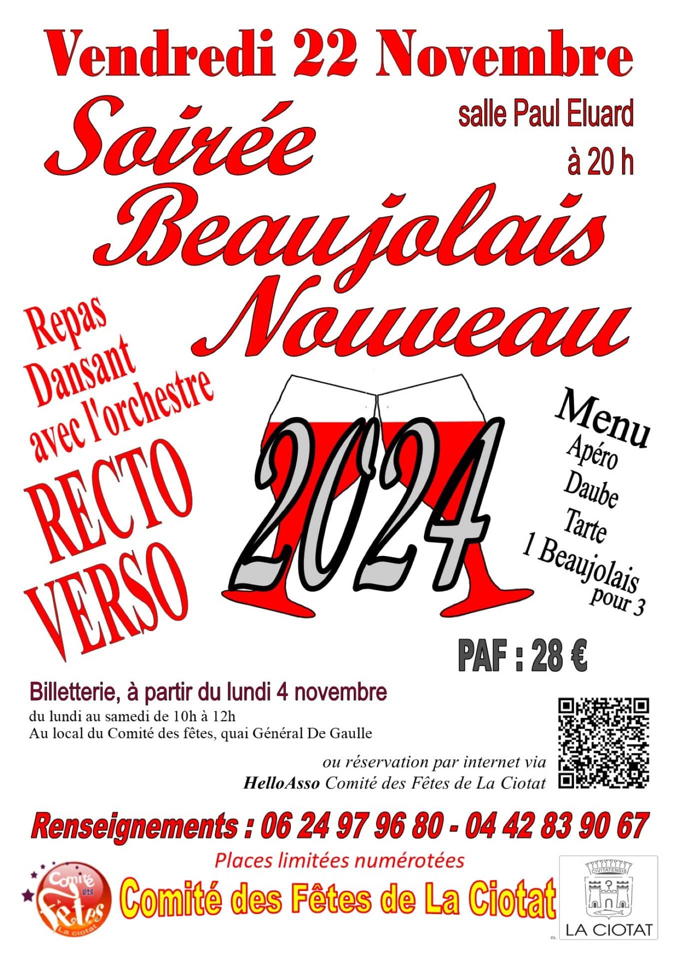 Soirée Beaujolais Nouveau