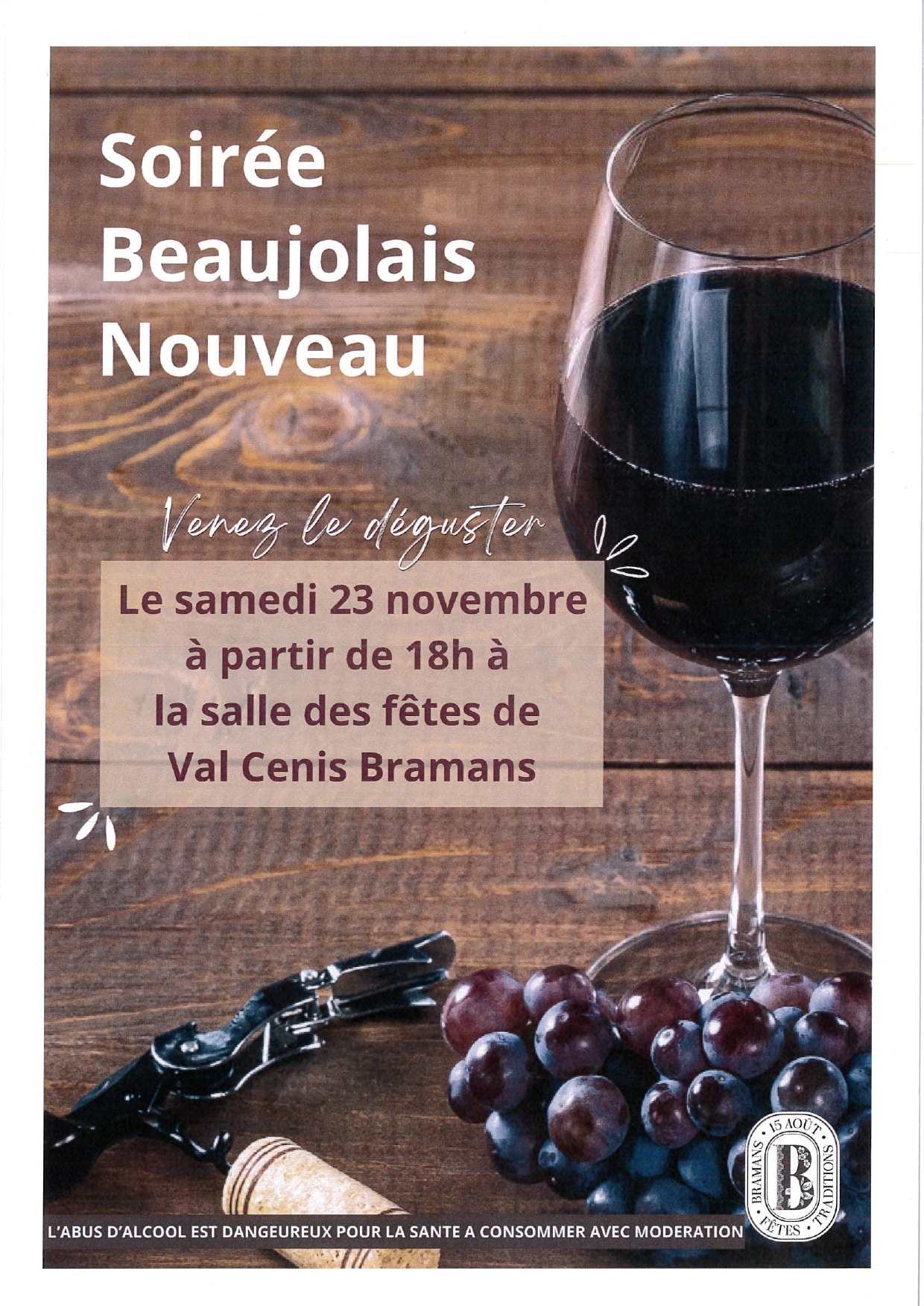 Soirée Beaujolais Nouveau