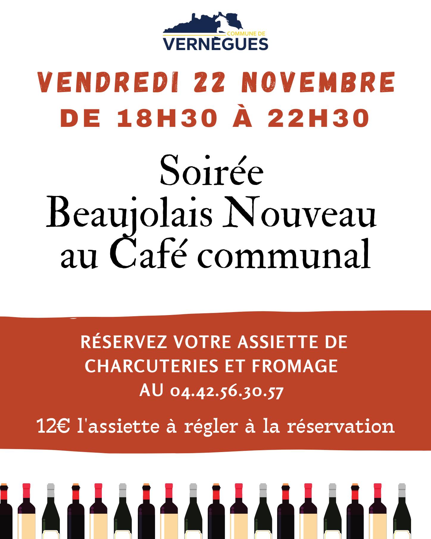 Soirée Beaujolais nouveau à Vernègues