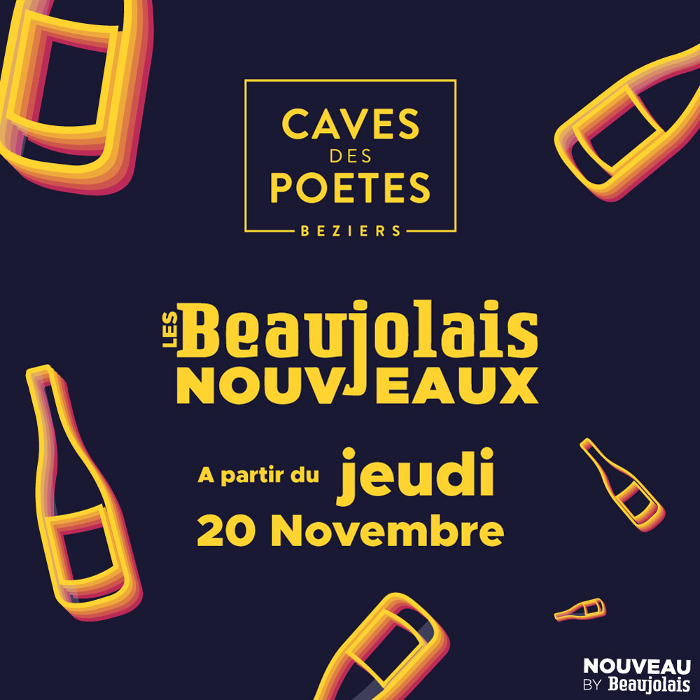 🍇 LE BEAUJOLAIS NOUVEAU EST ARRIVÉ AUX CAVES DES POÈTES ! 🍷🎉
