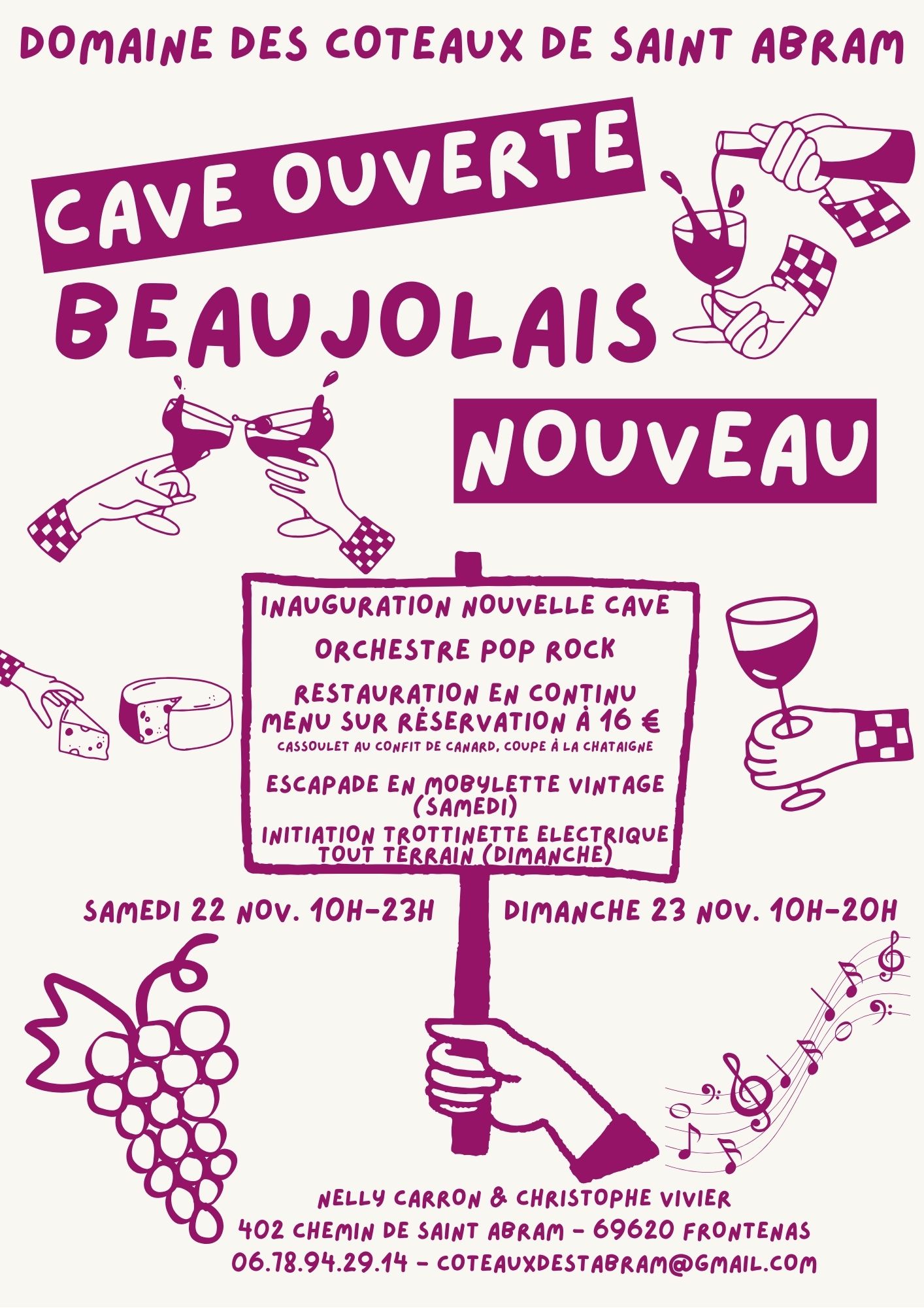 Cave ouverte Beaujolais Nouveaux