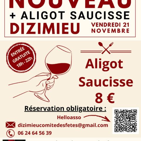 Soirée Beaujolais Nouveau à Dizimieu
