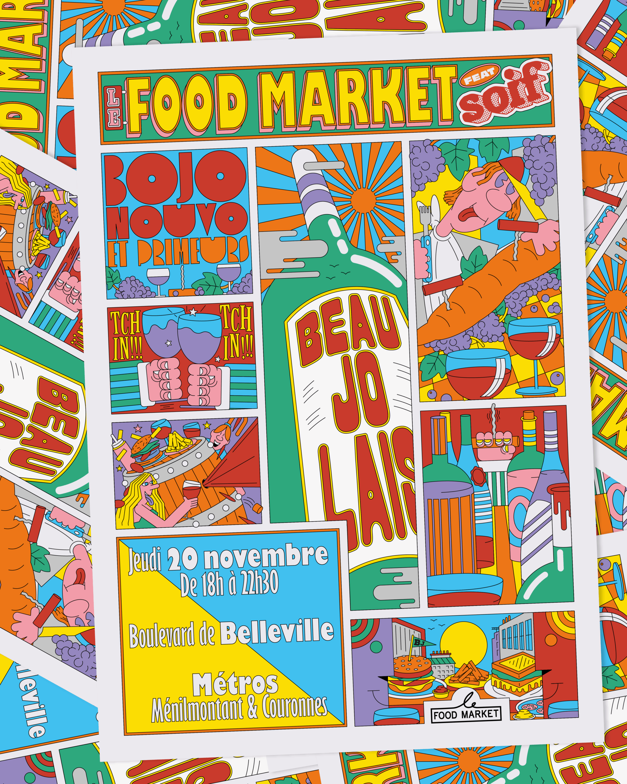 Le Food Market Bojo Nouvo & Vins Primeurs