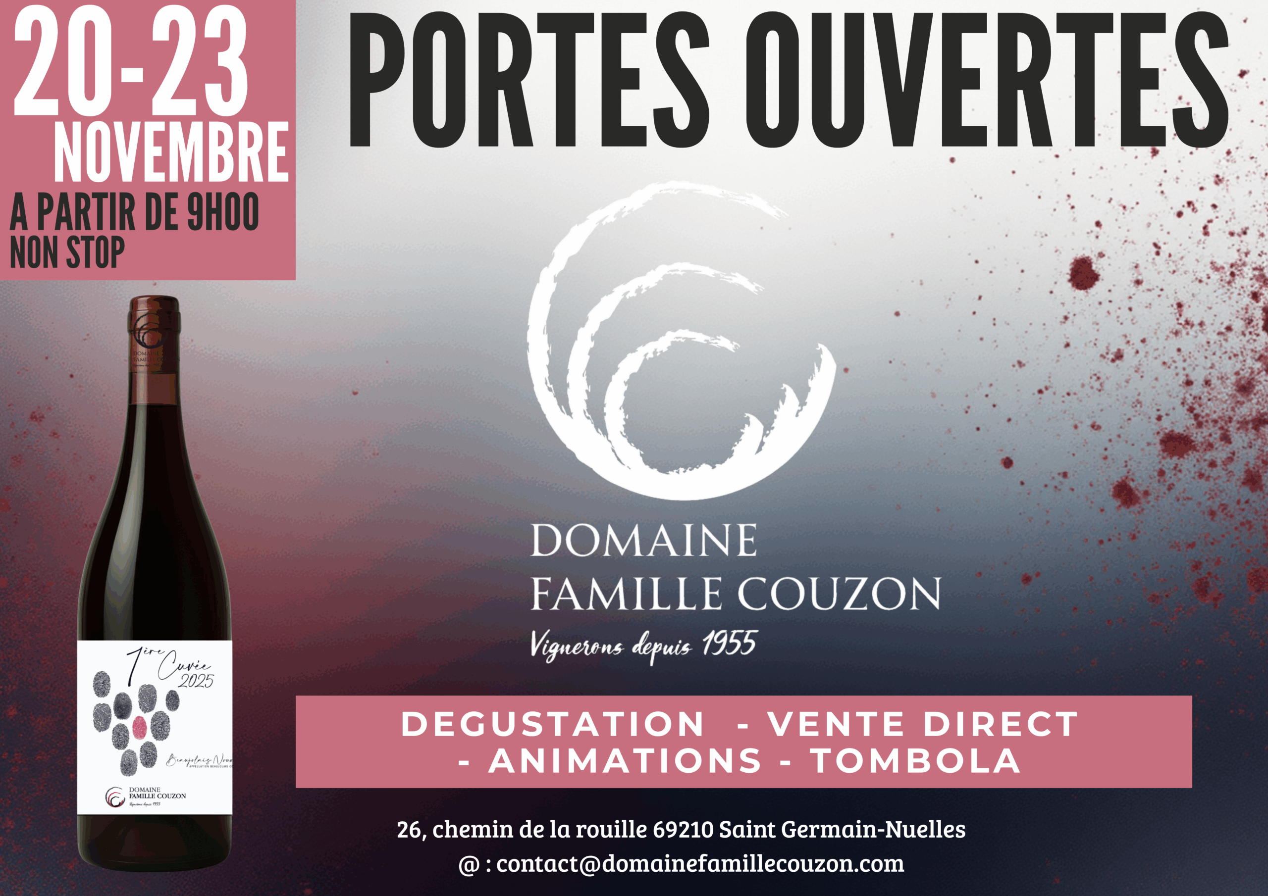 Portes ouvertes Beaujolais nouveaux 2025