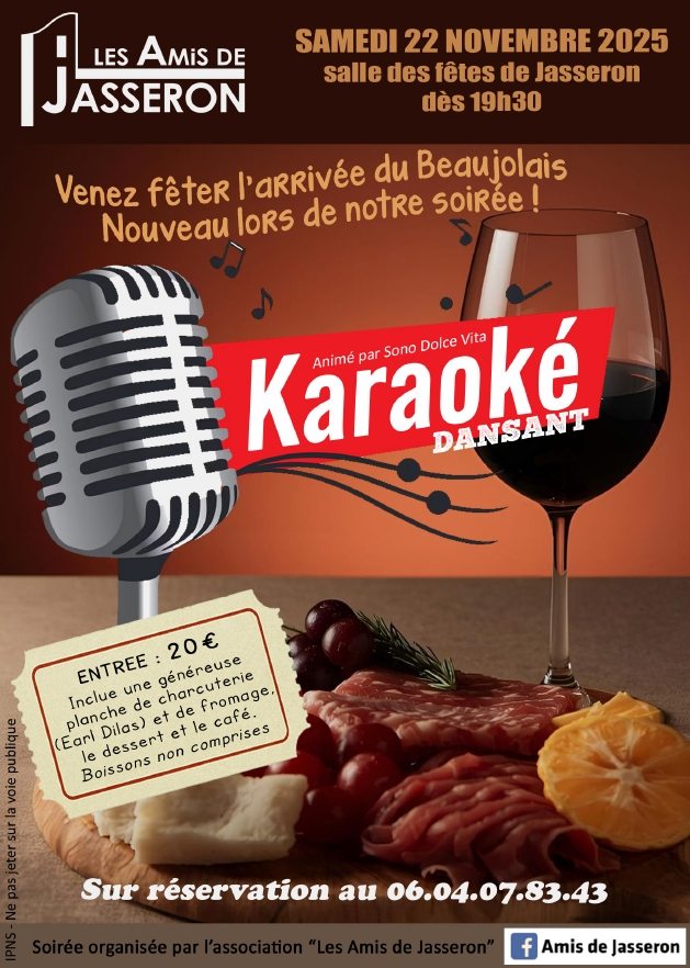 Affiche Karaoké dansant_Jasseron