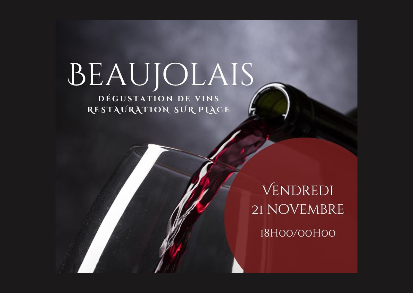 Beaujolais Nouveau à l’Espace Loisirs d’Aydat