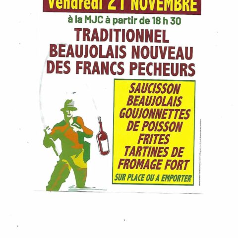 Soirée Beaujolais Nouveau des Francs Pêcheurs_Thoissey