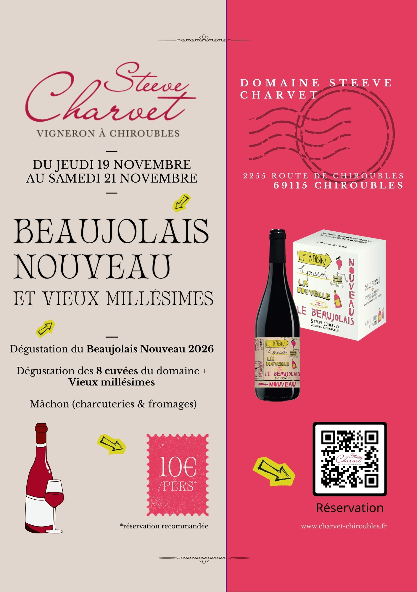 Beaujolais Nouveau et Vieux Millésimes