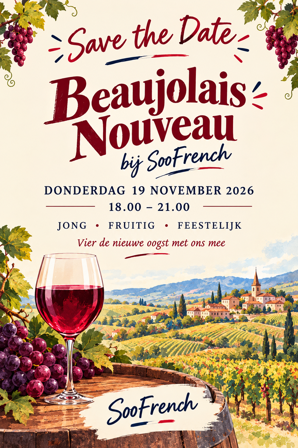 Beaujolais Nouveaux borrel