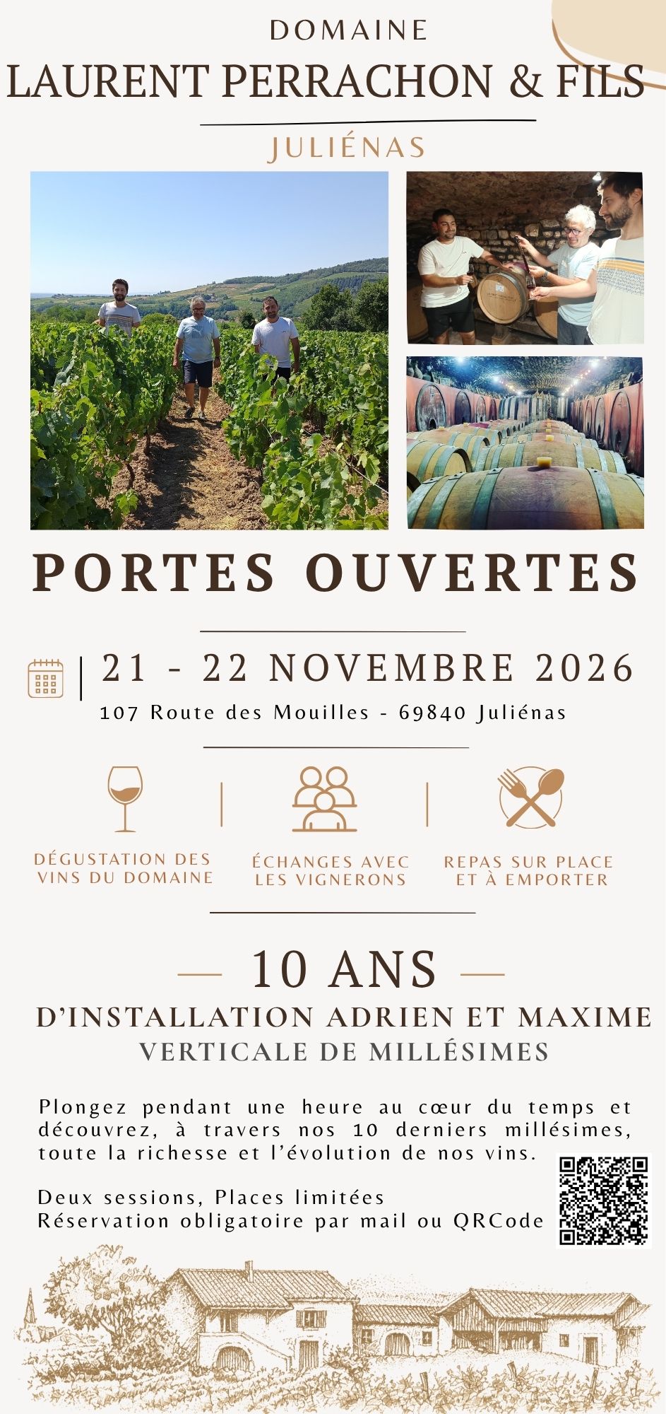 Portes Ouvertes au Domaine Laurent Perrachon et Fils